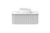 ADP Waverley Curved Wall Hung Vanity - Ideal Bathroom CentreWAVFAS0900WHCCP900mmCentre BasinUltra White Matte