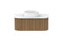 ADP Waverley Curved Wall Hung Vanity - Ideal Bathroom CentreWAVFAS0900WHCCP900mmCentre BasinPrime Oak
