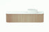 ADP Waverley Curved Wall Hung Vanity - Ideal Bathroom CentreWAVFAS1500WHRCP1500mmRight Hand BasinCoastal Oak