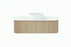 ADP Waverley Curved Wall Hung Vanity - Ideal Bathroom CentreWAVFAS1200WHCCP1200mmCentre BasinCoastal Oak