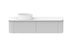 ADP Waverley Curved Wall Hung Vanity - Ideal Bathroom CentreWAVFAS1500WHLCP1500mmLeft Hand BasinUltra White Matte