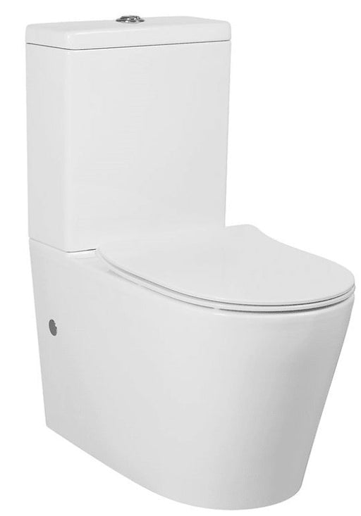 Alzano Rimless Back To Wall Toilet Suite - Ideal Bathroom CentreIATSPKRLVASlim SeatR & T System