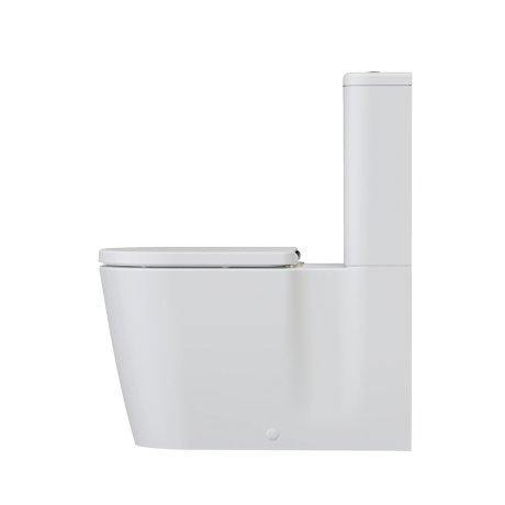 Caroma Elvire Square Cleanflush® Wall Faced Toilet Suite - Ideal Bathroom Centre846210W
