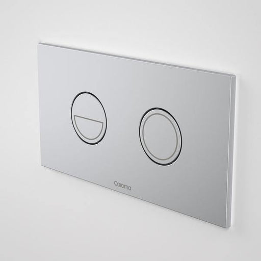 Caroma Invisi Series II Round Dual Flush Plate & Buttons (Metal) - Ideal Bathroom Centre237088SSatin