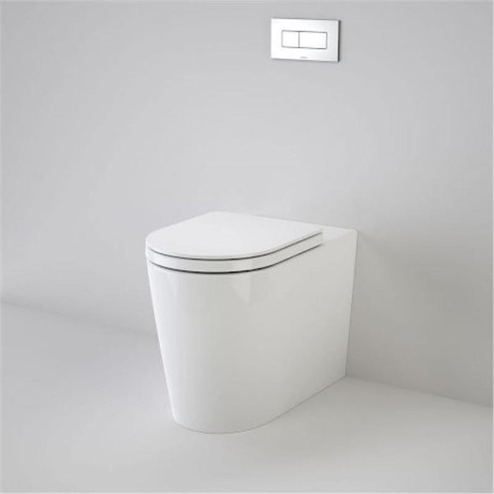 Caroma Liano Cleanflush Wall Faced Invisi Series II Toilet Suite - Ideal Bathroom Centre766350WDouble Flap Seat - White