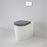 Caroma Liano Cleanflush Wall Faced Invisi Series II Toilet Suite - Ideal Bathroom Centre766350AGDouble Flap Seat - Anthracite Grey