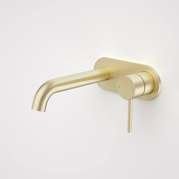 Caroma Liano II 175mm Wall Basin/Bath Mixer - Ideal Bathroom Centre96345BB6ABrushed Brass
