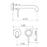 Caroma Liano II 210mm Wall Basin/Bath Mixer - Ideal Bathroom Centre96353C6AChrome
