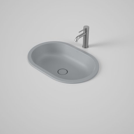 Caroma Liano II Pill 580mm Under/Over Counter Basin - Ideal Bathroom Centre852900MGRMatte Grey