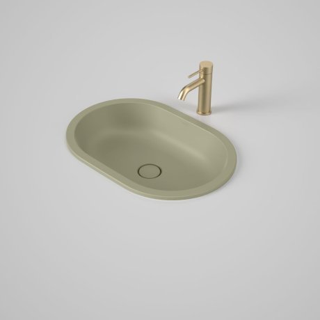 Caroma Liano II Pill 580mm Under/Over Counter Basin - Ideal Bathroom Centre852900MGMatte Green