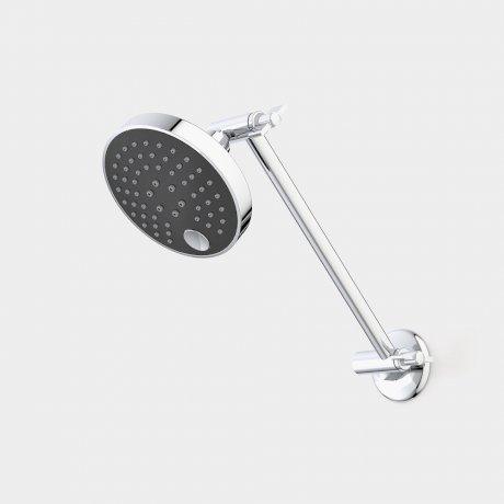 Caroma Pin Multifunction Adjustable Wall Shower - Ideal Bathroom Centre87259B3ABlack & Chrome