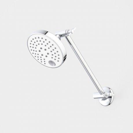 Caroma Pin Multifunction Adjustable Wall Shower - Ideal Bathroom Centre87259W3AWhite & Chrome