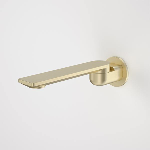 Caroma Urbane II 220mm Bath Swivel Outlet-Round Cover Plate - Ideal Bathroom Centre99669BBBrushed Brass