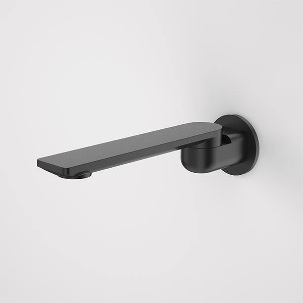 Caroma Urbane II 220mm Bath Swivel Outlet-Round Cover Plate - Ideal Bathroom Centre99669BMatte Black
