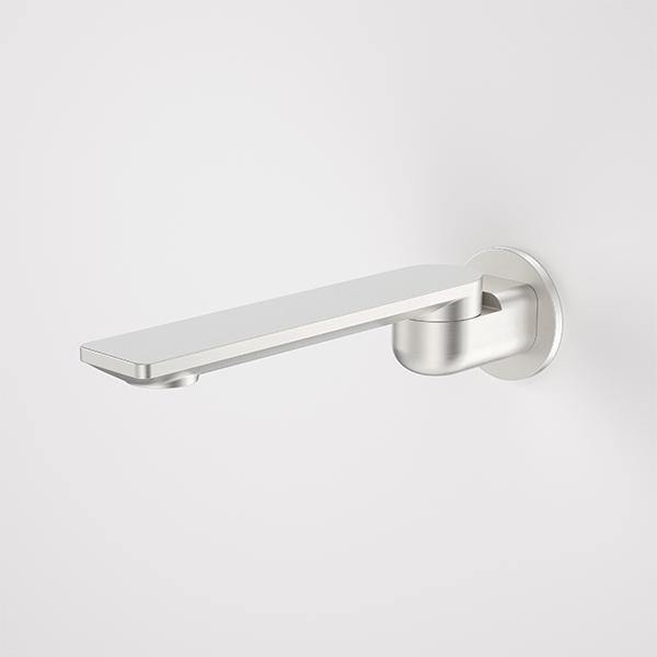 Caroma Urbane II 220mm Bath Swivel Outlet-Round Cover Plate - Ideal Bathroom Centre99669BNBrushed Nickel