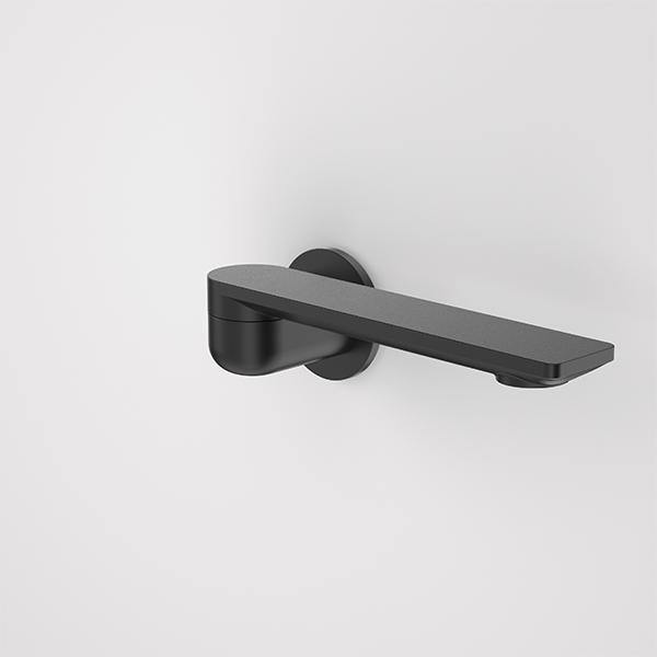 Caroma Urbane II 220mm Bath Swivel Outlet-Round Cover Plate - Ideal Bathroom Centre99669BMatte Black