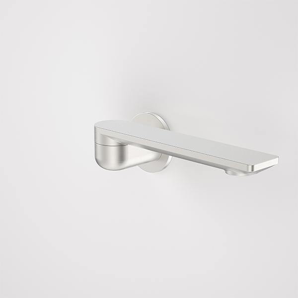 Caroma Urbane II 220mm Bath Swivel Outlet-Round Cover Plate - Ideal Bathroom Centre99669BNBrushed Nickel