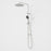 Caroma Urbane II Round Twin Shower With 300mm Rose - Ideal Bathroom Centre99630BN3ABrushed Nickel