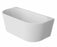 Cassa Design Auris Round Back to Wall Bath-Gloss White - Ideal Bathroom CentreBT-AU14001400mm