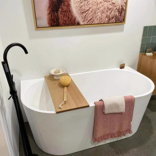 Cassa Design Auris Round Back to Wall Bath-Matte White - Ideal Bathroom CentreBT-AU1700M1700mm