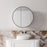 Cassa Design Auris Round Shaving Cabinet - Ideal Bathroom CentreAURIS600BMatte Black600mm