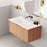 Cassa Design Caputre Wall Hung Vanity - Ideal Bathroom CentreCAP900WH-WALNUT900mmNatural Walnut