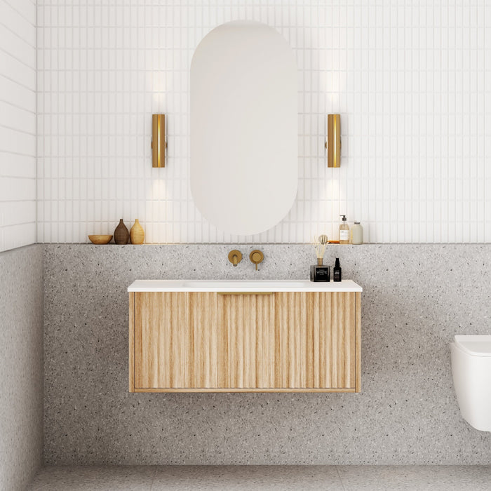 Cassa Design Caputre Wall Hung Vanity - Ideal Bathroom CentreCAP900WH-OAK900mmNatural Oak
