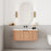 Cassa Design Caputre Wall Hung Vanity - Ideal Bathroom CentreCAP900WH-WALNUT900mmNatural Walnut