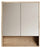 Cassa Design Ciciero Shaving Cabinet - Ideal Bathroom CentreCIC600M-OAK600mmNatural Oak