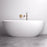 Cassa Design Egg Shape Freestanding Bath-Matte White - Ideal Bathroom CentreBT-EL1400M1400mm