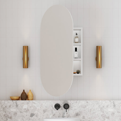 Cassa Design Elli 900x450mm Shaving Cabinet - Ideal Bathroom CentreELLI 9045MWMatte White