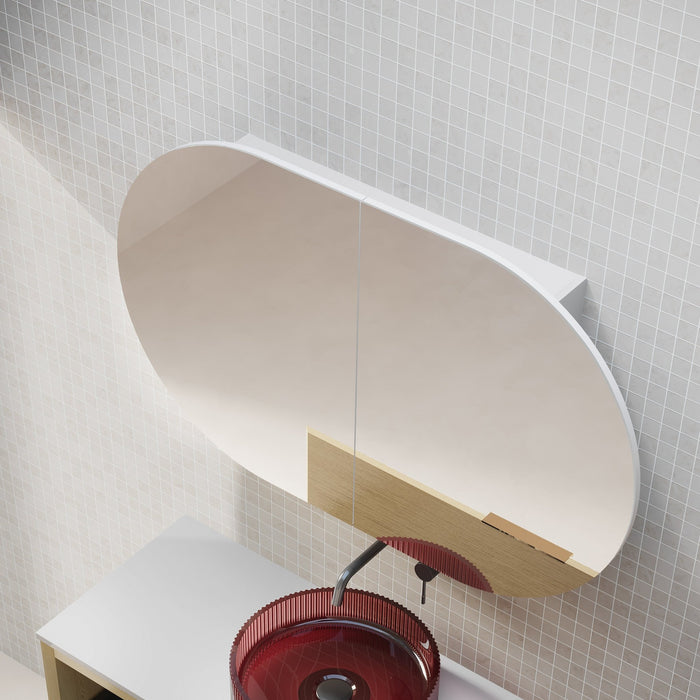 Cassa Design Elli Pill Shaving Cabinet - Ideal Bathroom CentreOVL1275MW1200mm