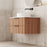 Cassa Design Gravity Curved Wall Hung Vanity - Ideal Bathroom CentreGRA750WH-WALNUT750mmNatural Walnut