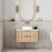 Cassa Design Gravity Curved Wall Hung Vanity - Ideal Bathroom CentreGRA750WH-OAK750mmNatural Oak