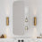 Cassa Design Rec 900x450mm Shaving Cabinet - Ideal Bathroom CentreREC 9045MWMatte White