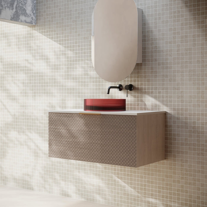 Cassa Design Relievo Wall Hung Vanity - Ideal Bathroom CentreREL900IWRelievo Walnut900mm