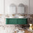 Cassa Design Westminster Wall Hung Vanity - Ideal Bathroom CentreWES1500GN1500mmEmerald Green