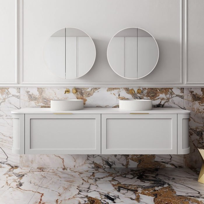 Cassa Design Westminster Wall Hung Vanity - Ideal Bathroom CentreWES1800PG1800mmPale Grey