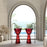 Cassa Design Wow Pedestal Translucency Resin Stone Basin - Ideal Bathroom CentreSB4590VRVivid Red