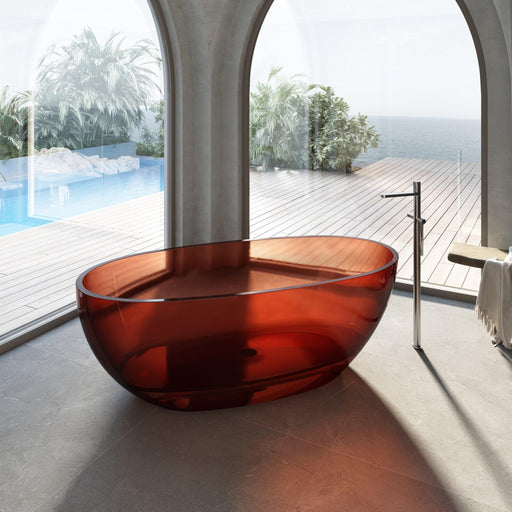 Cassa Design Wow Translucency Resin Stone Bath - Ideal Bathroom CentreBT-SBR1500MBMorion Black1500mm