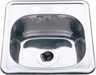 Classic Drop-in Kitchen Sink-385x385x170mm - Ideal Bathroom CentreKSK-380