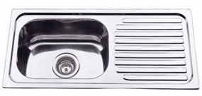 Classic Drop-in Kitchen Sink - 760x360x170mm - Ideal Bathroom CentreKSK-BD760