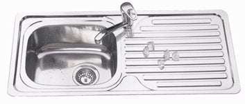 Classic Drop-in Kitchen Sink - 920x435x170mm - Ideal Bathroom CentreS-920