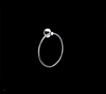 Classic Round Single Towel Ring - Ideal Bathroom Centre8113