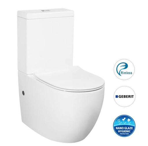 Cosenza Rimless Back To Wall Toilet - Ideal Bathroom CentreICTSPKStandard SeatR & T System