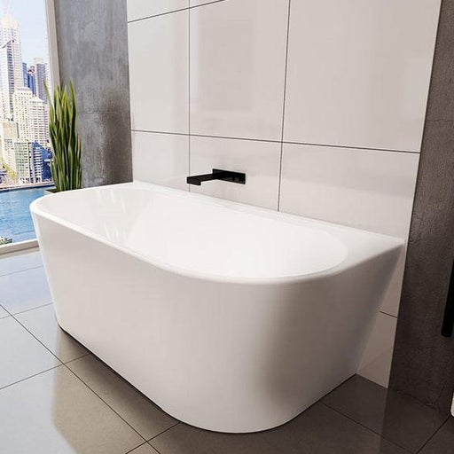 Decina Alegra Back To Wall Freestanding Bath - Ideal Bathroom Centre93223260074351400mm