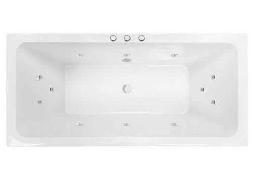 Decina Carina 1525/1675/1750 Santai 12 Jets Spa Bath - Ideal Bathroom CentreCA1525SAN12JW1525mm