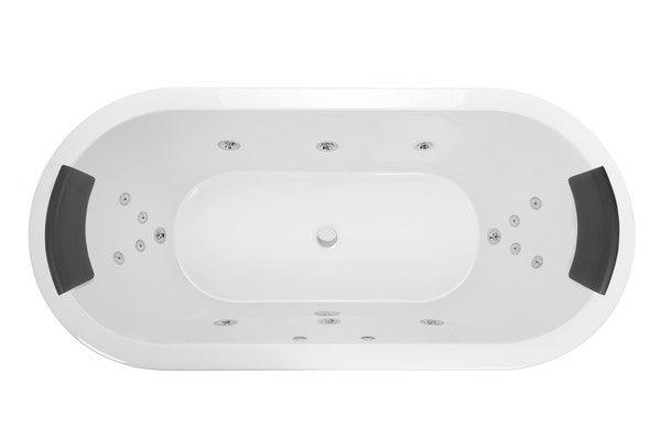 Decina Caval 1800 Dolce Vita 18 Jets Spa Bath - Ideal Bathroom CentreCA1800DVSPAWC