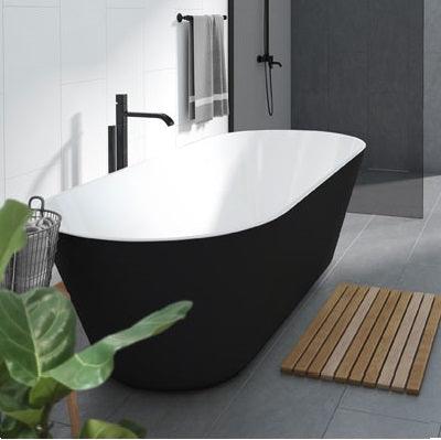 Decina Elinea 1500/1790 Freestanding Bath-Black - Ideal Bathroom CentreEL1500B1500mm