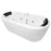 Decina Mintori 1790 Freestanding Contour 14 Jets Spa Bath - Ideal Bathroom CentreMI1800FSCNSPAWC